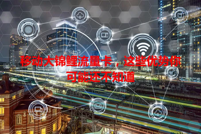 移动大锦鲤流量卡，这些优势你可能还不知道