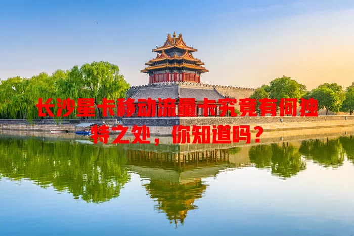 长沙星卡移动流量卡究竟有何独特之处，你知道吗？