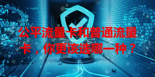 公平流量卡和普通流量卡，你更该选哪一种？