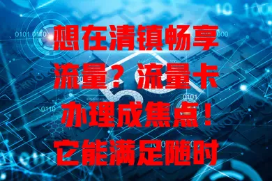 想在清镇畅享流量？流量卡办理成焦点！它能满足随时高速上网，套餐多样性价比高，让你上网从容，快来关注开启畅快上网新篇章
