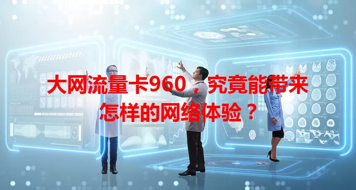 大网流量卡960，究竟能带来怎样的网络体验？