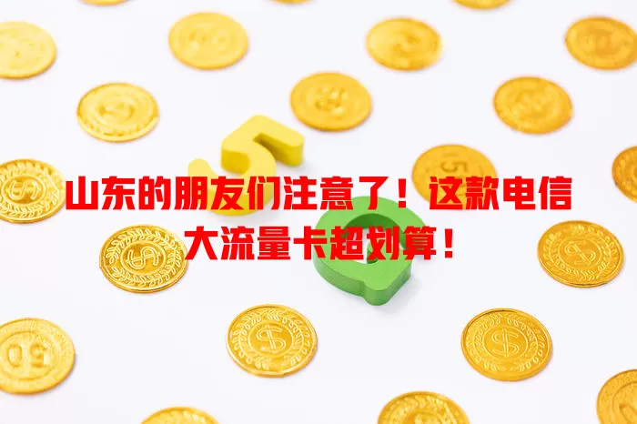 山东的朋友们注意了！这款电信大流量卡超划算！