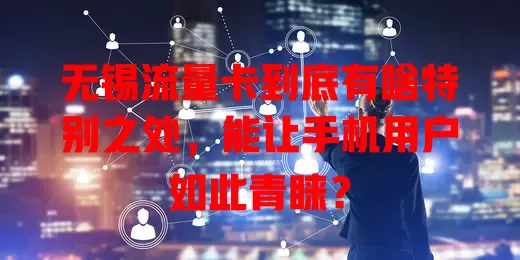 无锡流量卡到底有啥特别之处，能让手机用户如此青睐？