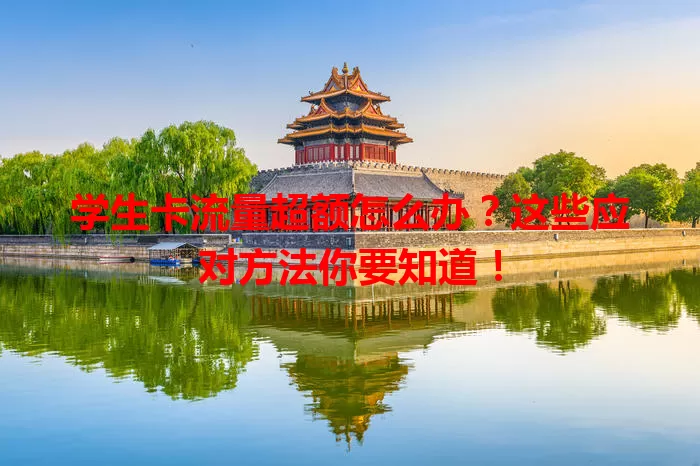 学生卡流量超额怎么办？这些应对方法你要知道！