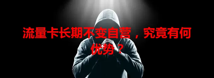 流量卡长期不变自营，究竟有何优势？