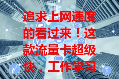 追求上网速度的看过来！这款流量卡超级快，工作学习、追剧游戏都超爽，告别等待，畅享便捷！