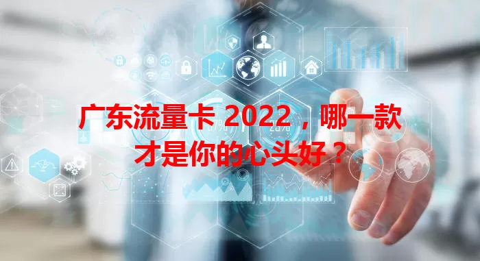 广东流量卡 2022，哪一款才是你的心头好？