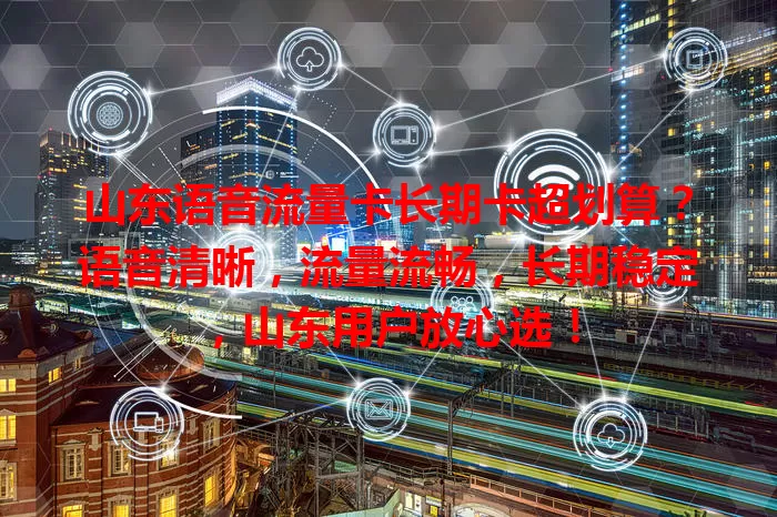 山东语音流量卡长期卡超划算？语音清晰，流量流畅，长期稳定，山东用户放心选！