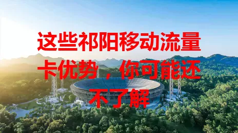 这些祁阳移动流量卡优势，你可能还不了解