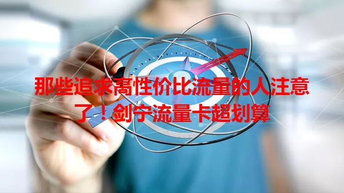 那些追求高性价比流量的人注意了！剑宁流量卡超划算