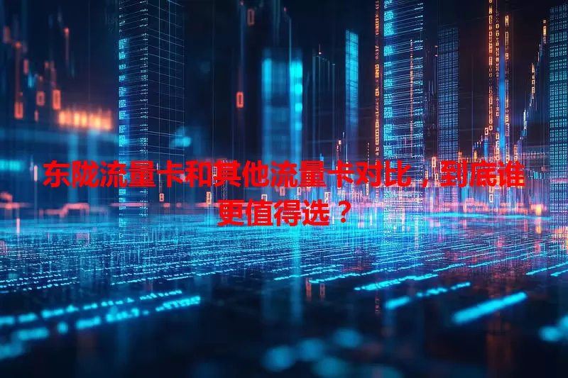 东陇流量卡和其他流量卡对比，到底谁更值得选？