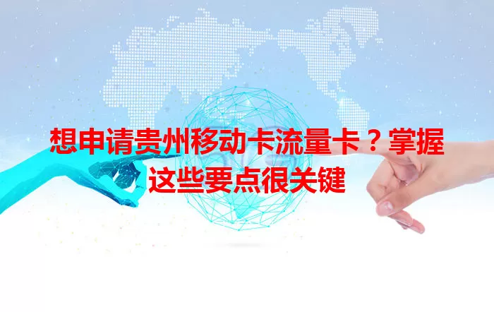 想申请贵州移动卡流量卡？掌握这些要点很关键