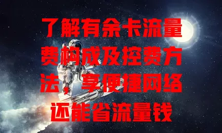 了解有余卡流量费构成及控费方法，享便捷网络还能省流量钱