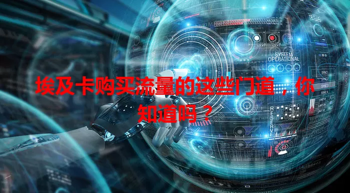 埃及卡购买流量的这些门道，你知道吗？