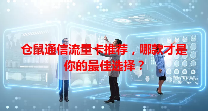 仓鼠通信流量卡推荐，哪款才是你的最佳选择？