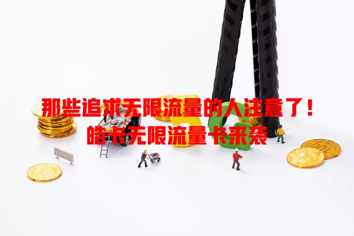 那些追求无限流量的人注意了！皓卡无限流量卡来袭