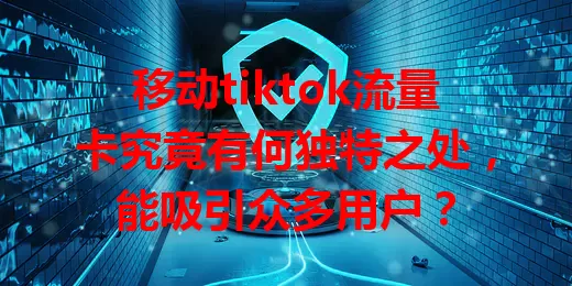 移动tiktok流量卡究竟有何独特之处，能吸引众多用户？
