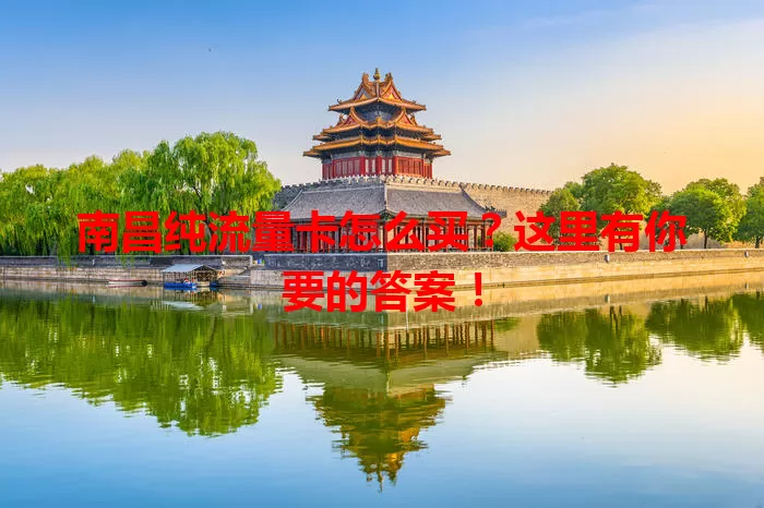 南昌纯流量卡怎么买？这里有你要的答案！