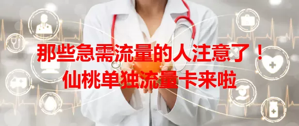 那些急需流量的人注意了！仙桃单独流量卡来啦