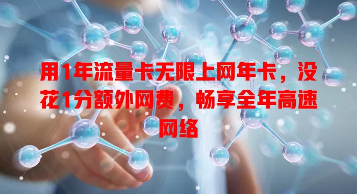 用1年流量卡无限上网年卡，没花1分额外网费，畅享全年高速网络