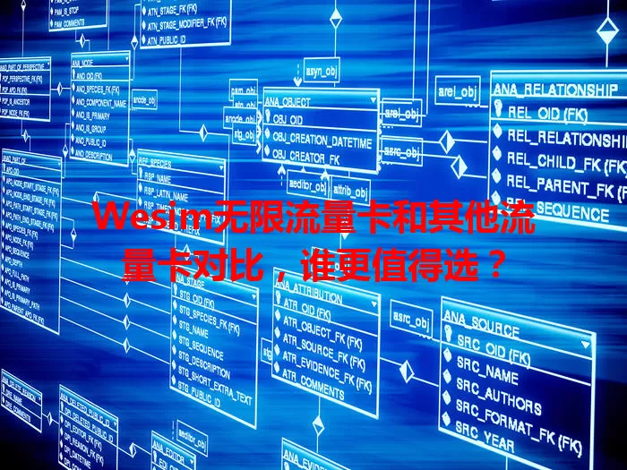 Wesim无限流量卡和其他流量卡对比，谁更值得选？
