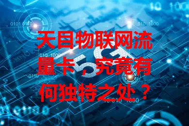 天目物联网流量卡，究竟有何独特之处？