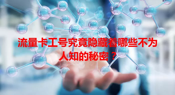 流量卡工号究竟隐藏着哪些不为人知的秘密？