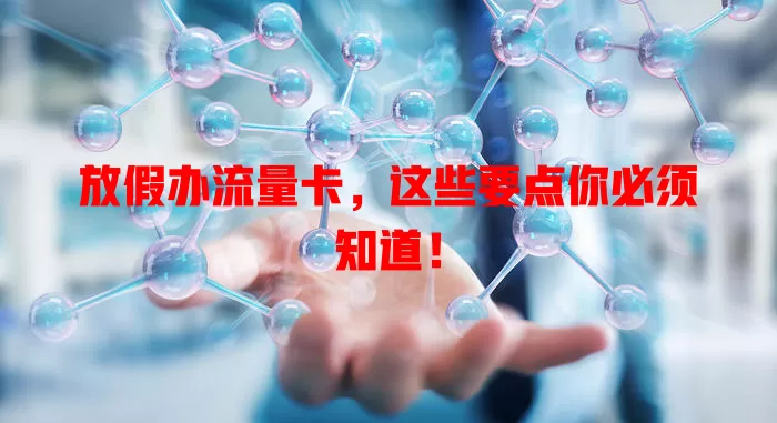 放假办流量卡，这些要点你必须知道！