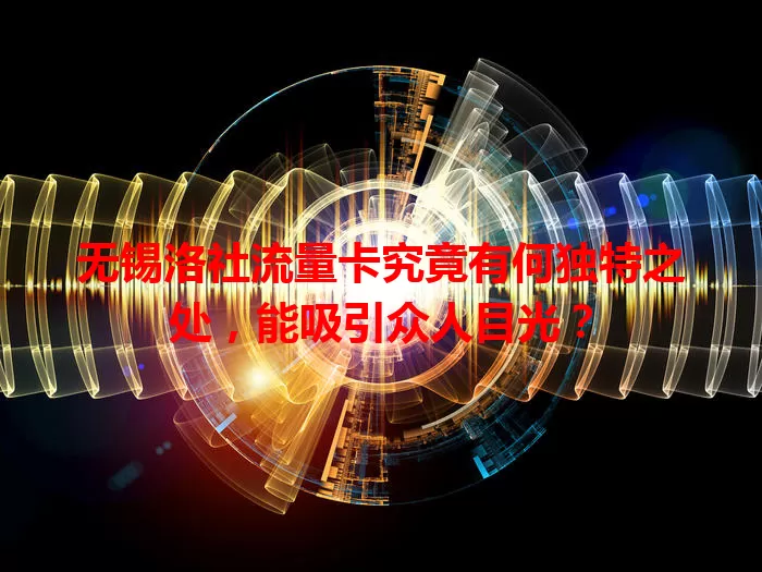 无锡洛社流量卡究竟有何独特之处，能吸引众人目光？