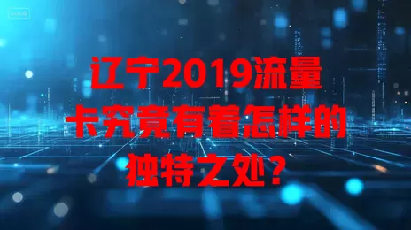 辽宁2019流量卡究竟有着怎样的独特之处？