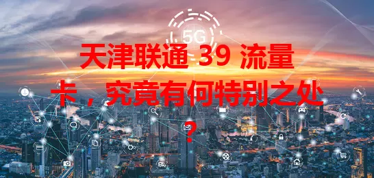 天津联通 39 流量卡，究竟有何特别之处？