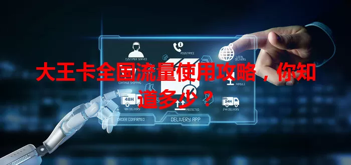 大王卡全国流量使用攻略，你知道多少？