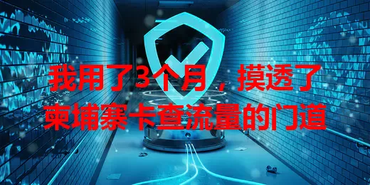 我用了3个月，摸透了柬埔寨卡查流量的门道