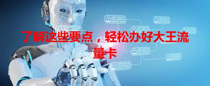了解这些要点，轻松办好大王流量卡