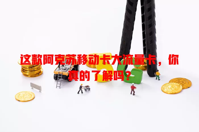 这款阿克苏移动卡大流量卡，你真的了解吗？