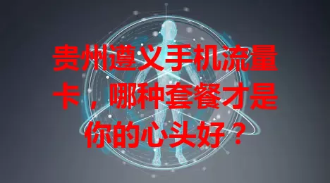 贵州遵义手机流量卡，哪种套餐才是你的心头好？