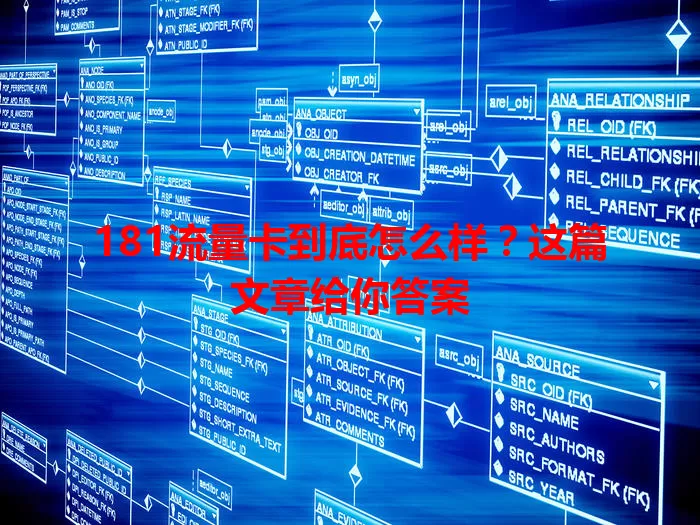 181流量卡到底怎么样？这篇文章给你答案