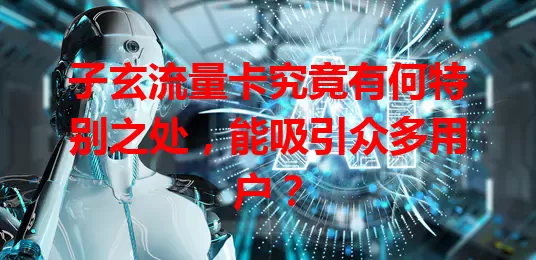 子玄流量卡究竟有何特别之处，能吸引众多用户？