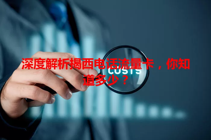 深度解析揭西电话流量卡，你知道多少？