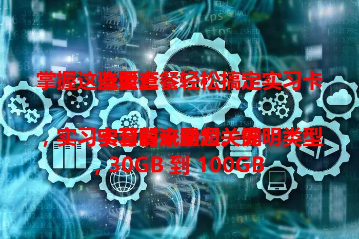 掌握这些要点，轻松搞定实习卡流量套餐

实习时流量超关键，实习卡套餐来助力。先明类型，30GB 到 100GB 可选，依实际挑。再看使用范围，社交办公皆可。还得了解费用构成与续约规则，掌握要点就能选到适合套餐。