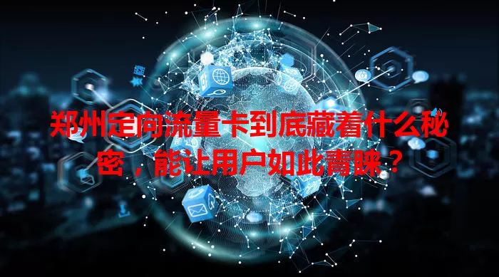 郑州定向流量卡到底藏着什么秘密，能让用户如此青睐？