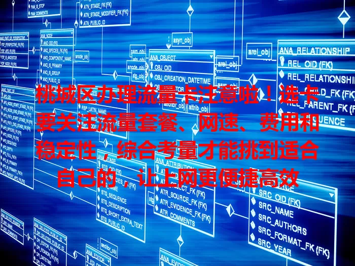 桃城区办理流量卡注意啦！选卡要关注流量套餐、网速、费用和稳定性，综合考量才能挑到适合自己的，让上网更便捷高效
