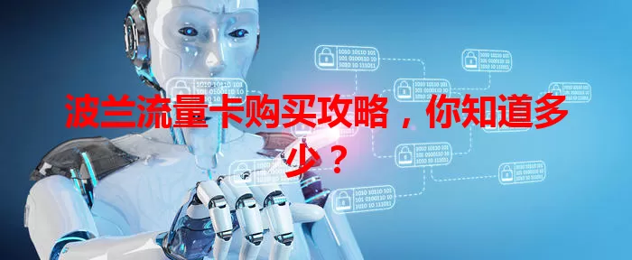 波兰流量卡购买攻略，你知道多少？