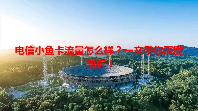 电信小鱼卡流量怎么样？一文带你深度剖析！