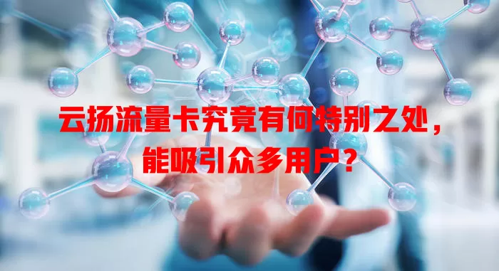 云扬流量卡究竟有何特别之处，能吸引众多用户？