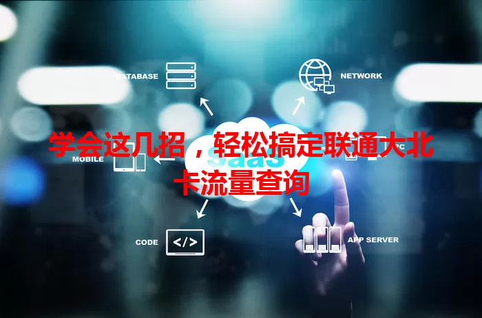 学会这几招，轻松搞定联通大北卡流量查询