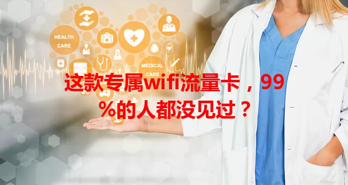 这款专属wifi流量卡，99%的人都没见过？