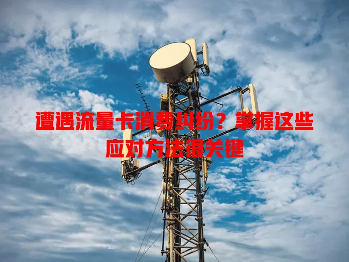 遭遇流量卡消费纠纷？掌握这些应对方法很关键