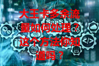 大王卡多余流量如何处理？这个方法你知道吗？