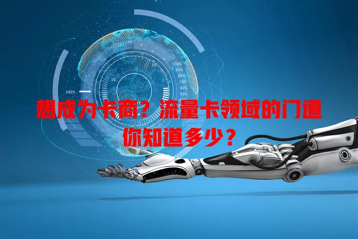 想成为卡商？流量卡领域的门道你知道多少？